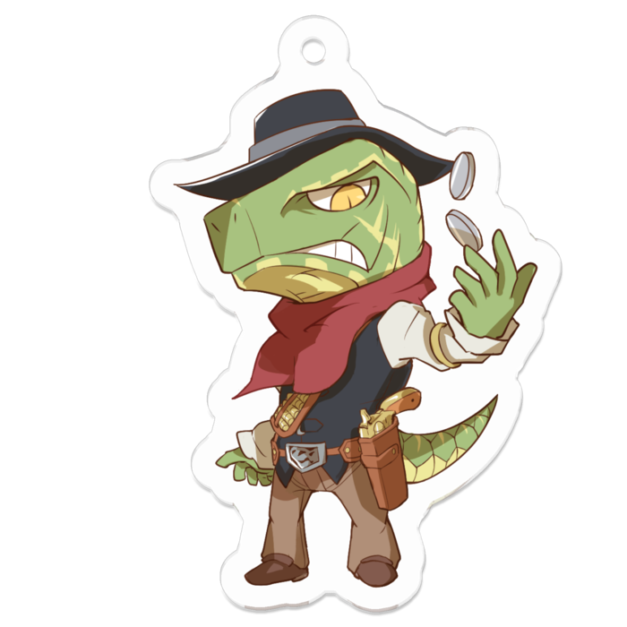 アクリルキーホルダー - 50 x 50 (mm)