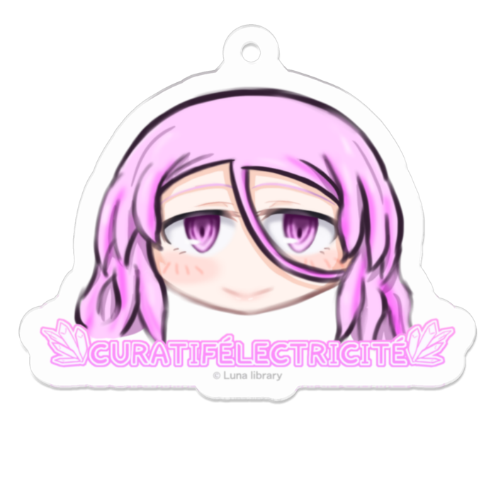 アクリルキーホルダー（コーティング） - 50 x 50 (mm)