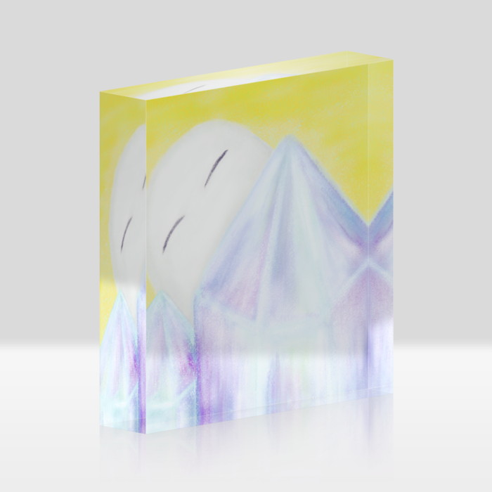 アクリルブロック - 100 × 100mm