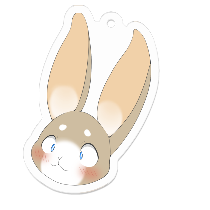 アクリルキーホルダー - 50 x 50 (mm)