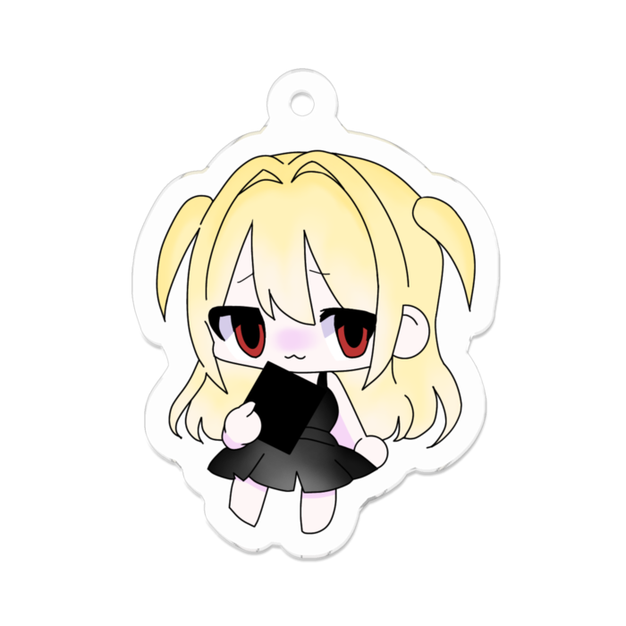 アクリルキーホルダー（コーティング） - 50 x 50 (mm)