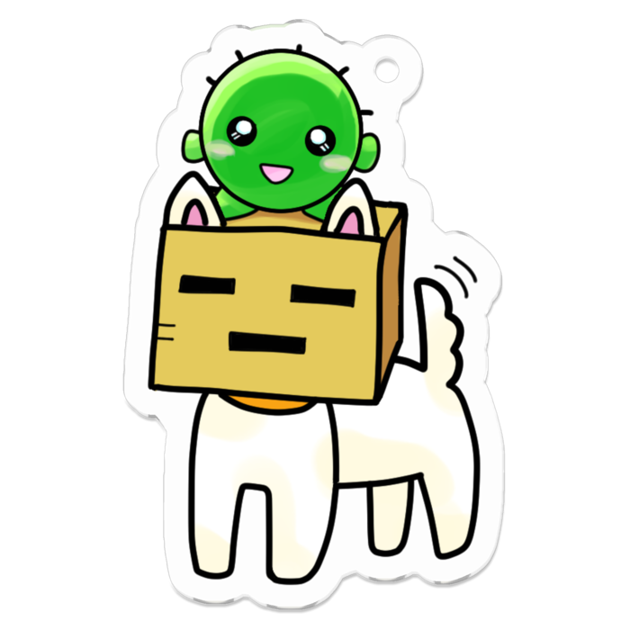 アクリルキーホルダー - 50 x 50 (mm)