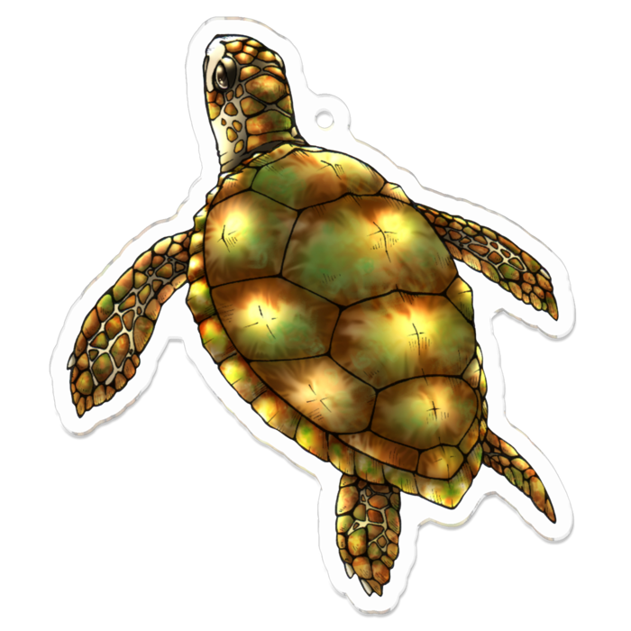 アクリルキーホルダー（コーティング） - 70 x 70 (mm)