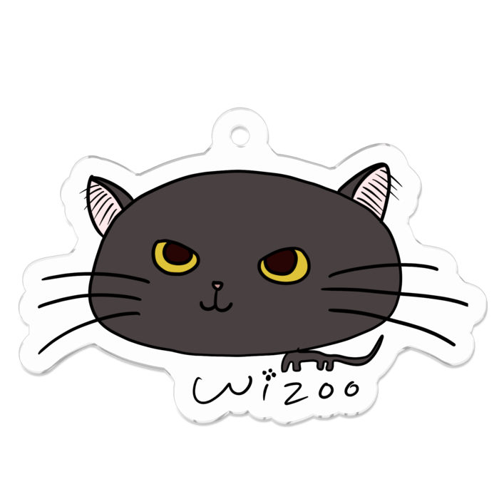 アクリルキーホルダー - 50 x 50 (mm)