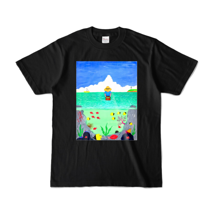 カラーTシャツ - S - ブラック (濃色)