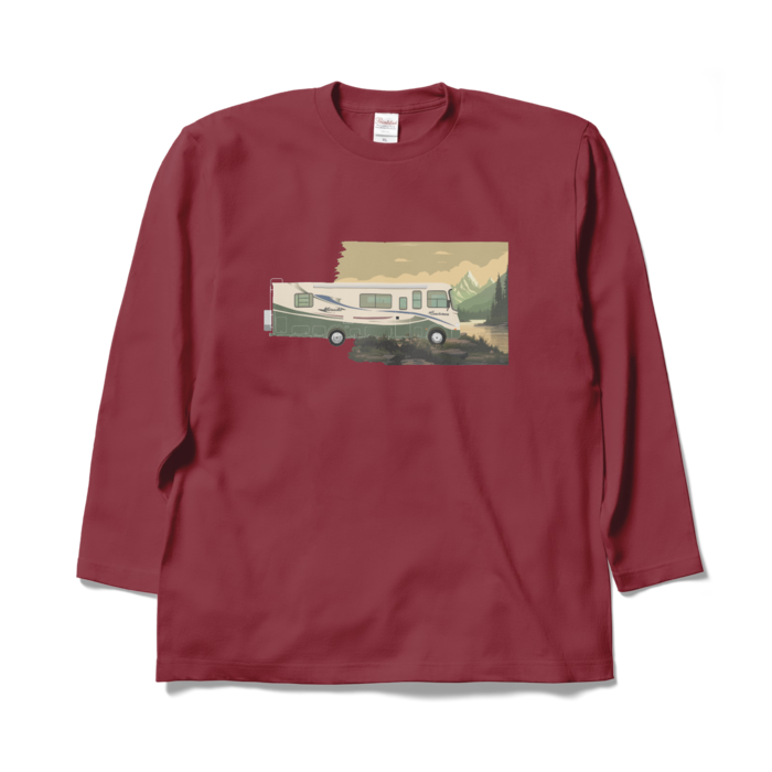 ロングスリーブTシャツ - XL - バーガンディ