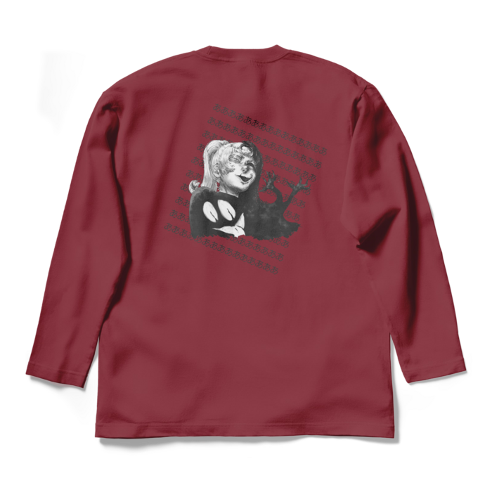 ロングスリーブTシャツ - L - バーガンディ