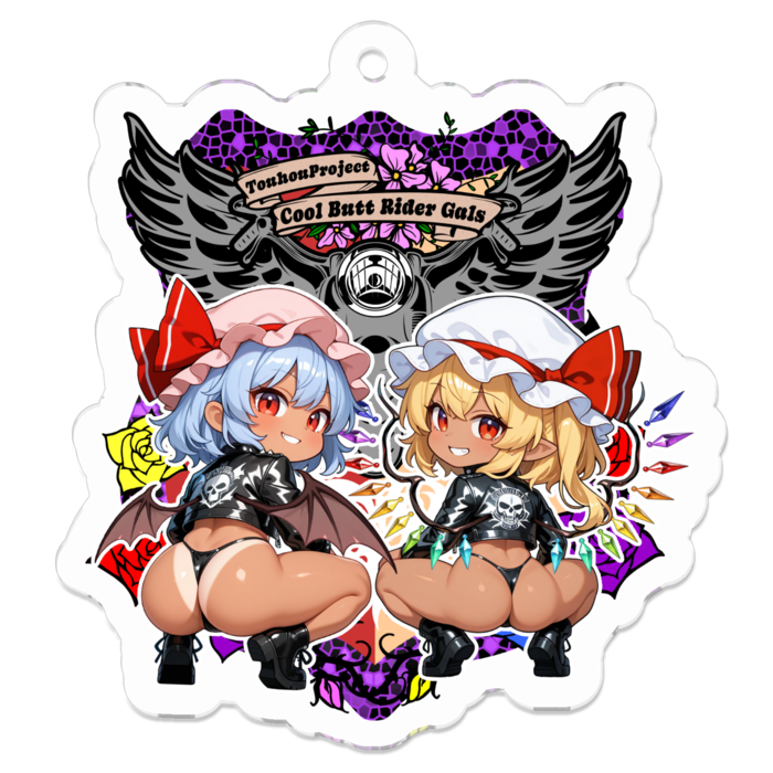 アクリルキーホルダー - 50 x 50 (mm)