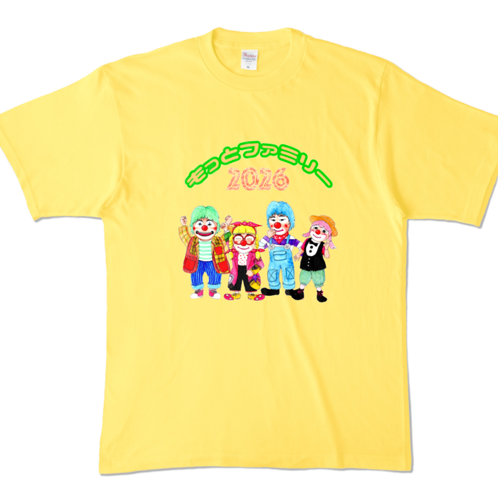 カラーTシャツ - XL - イエロー (濃色)