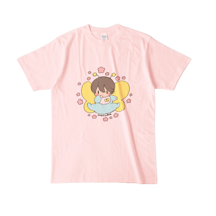 カラーTシャツ(淡色) - L - ライトピンク