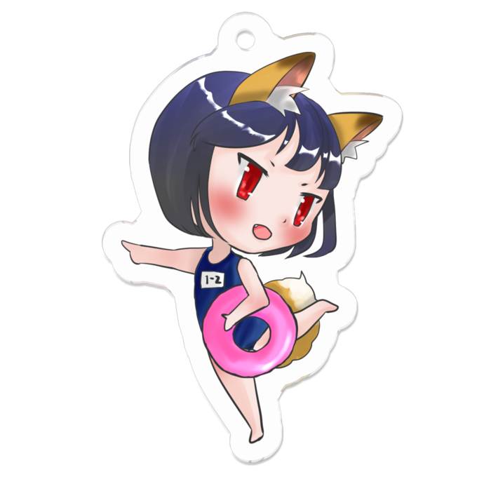 アクリルキーホルダー - 50 x 50 (mm)