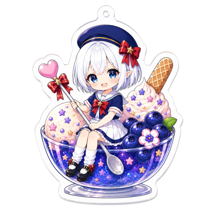 アクリルキーホルダー - 70 x 70 (mm)