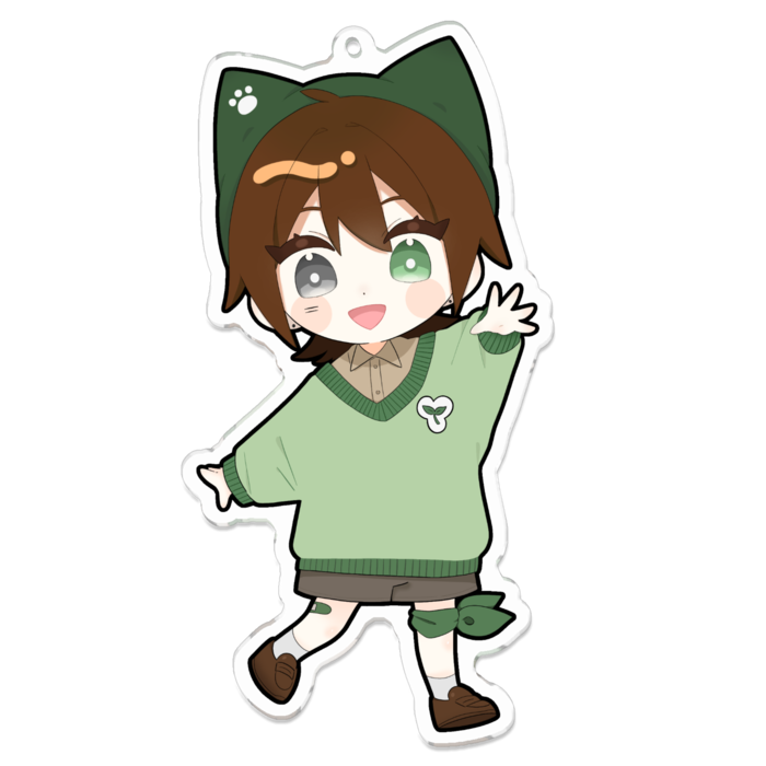 アクリルキーホルダー - 100 x 100 (mm)