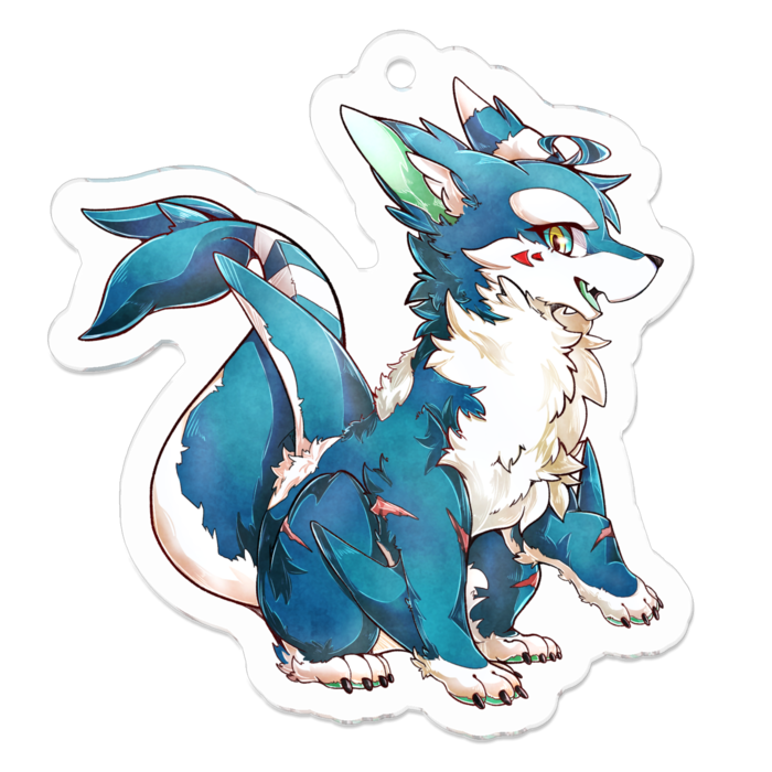 アクリルキーホルダー - 50 x 50 (mm)