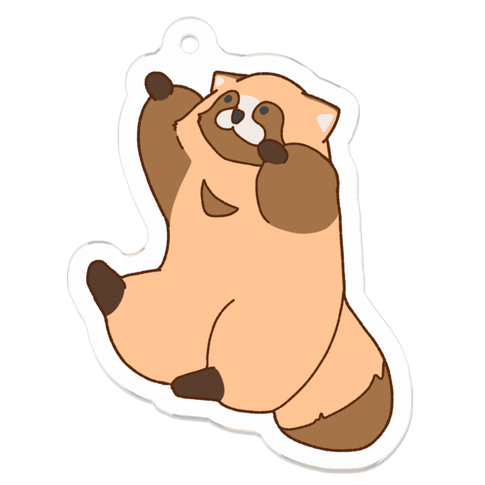 アクリルキーホルダー - 50 x 50 (mm)