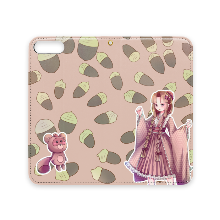 手帳型iPhoneケース(ベルトなし) - iPhone 8 Plus / 7 Plus - ストラップ穴 あり
