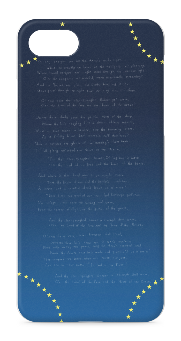 iPhoneケース - iPhone7 - 正面印刷のみ