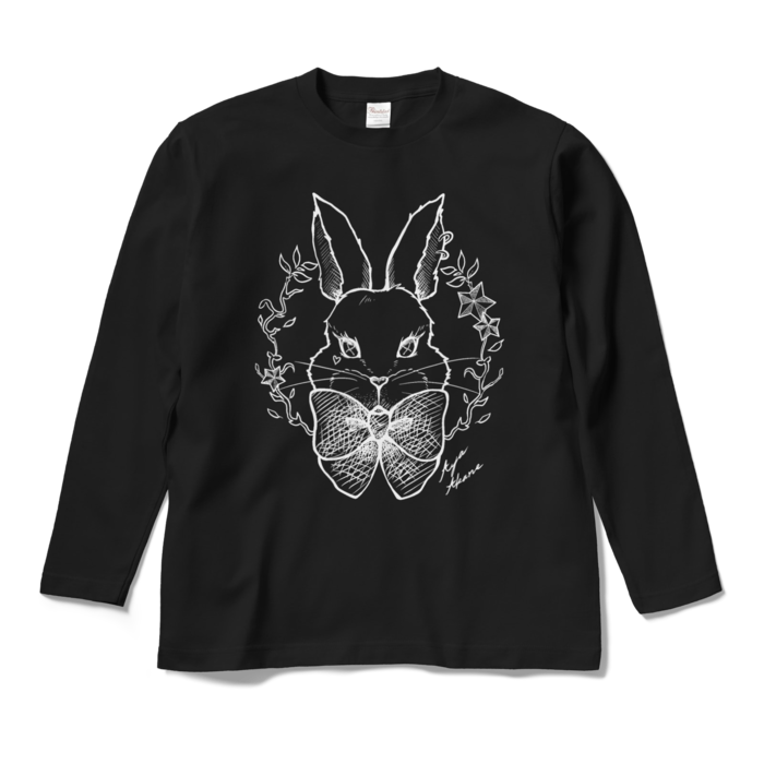 🐰ロングスリーブTシャツ - M - ブラック
