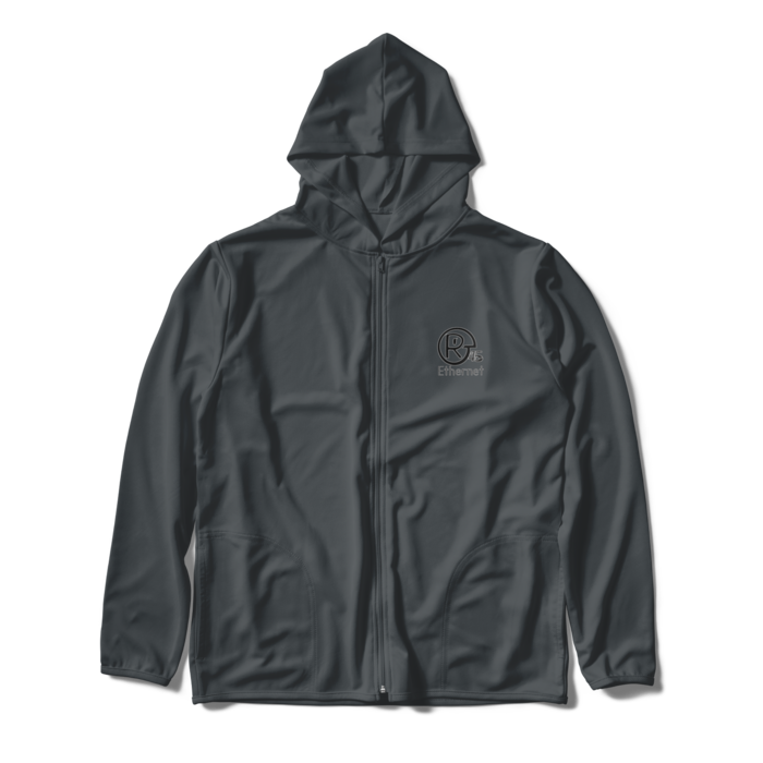 LAN TypeB ジップパーカー - XL - ダークグレー