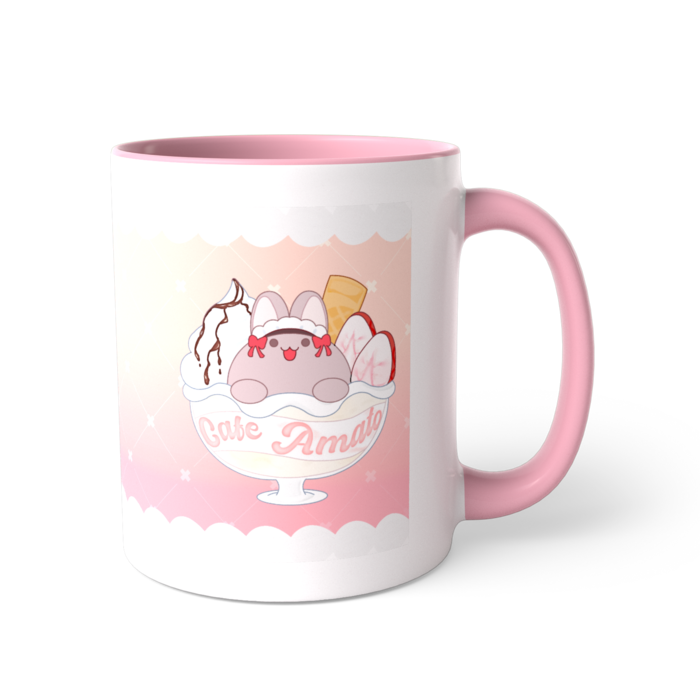 ツートンカラーマグカップ - 直径 8.2cm / 高さ 9.5cm