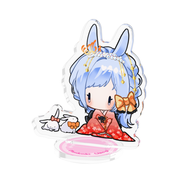 ちびうさぎ お着物 小 50x50mm