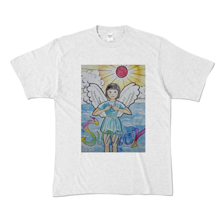 カラーTシャツ - XL - アッシュ (淡色)