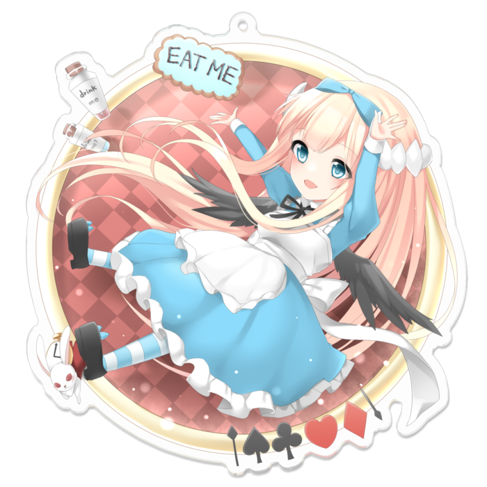 アクリルキーホルダー - 100 x 100 (mm)