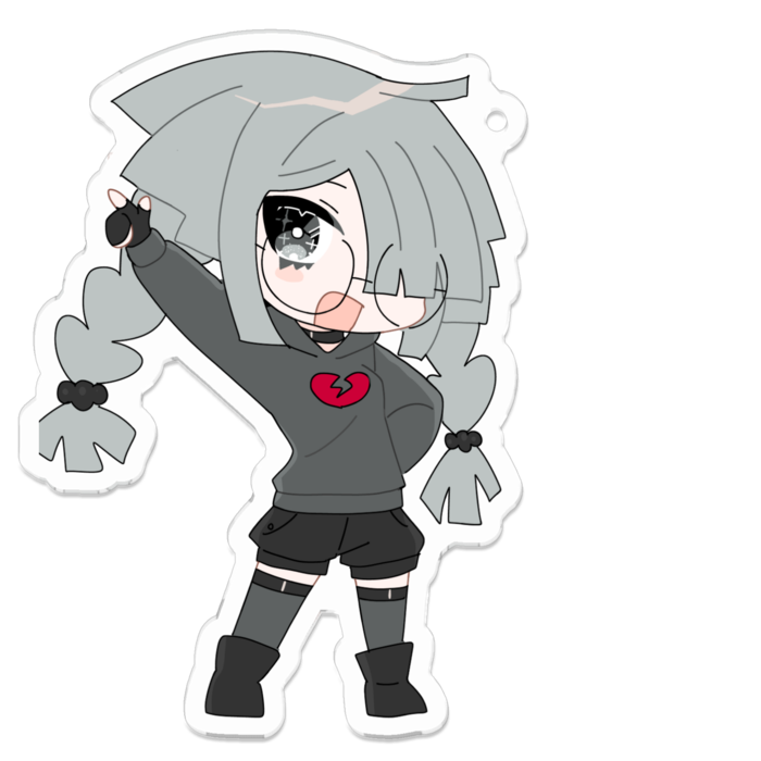 アクリルキーホルダー - 70 x 70 (mm)