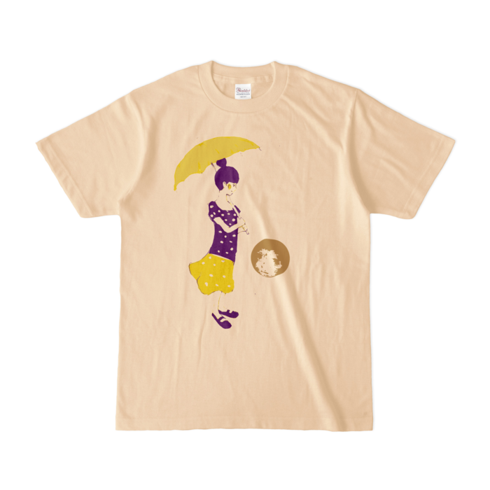 カラーTシャツ(淡色) - S - ナチュラル
