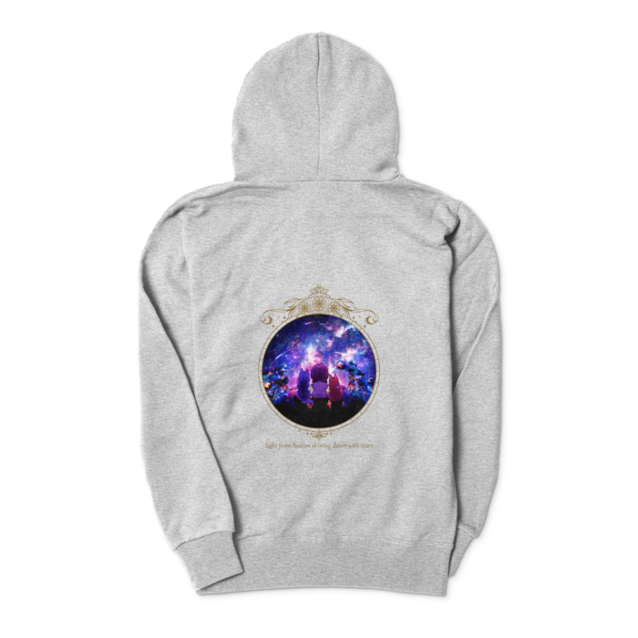 ジップパーカー - S - 杢グレー