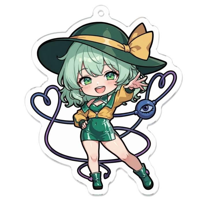 アクリルキーホルダー - 70 x 70 (mm)(1)