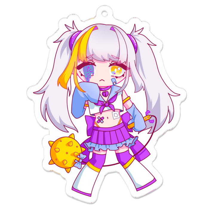 アクリルキーホルダー - 70 x 70 (mm)