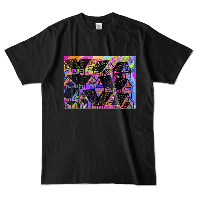 カラーTシャツ - L - ブラック (濃色)