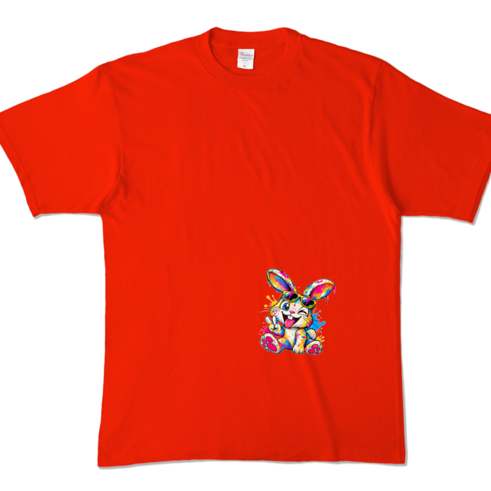 カラーTシャツ - XL - レッド （濃色）