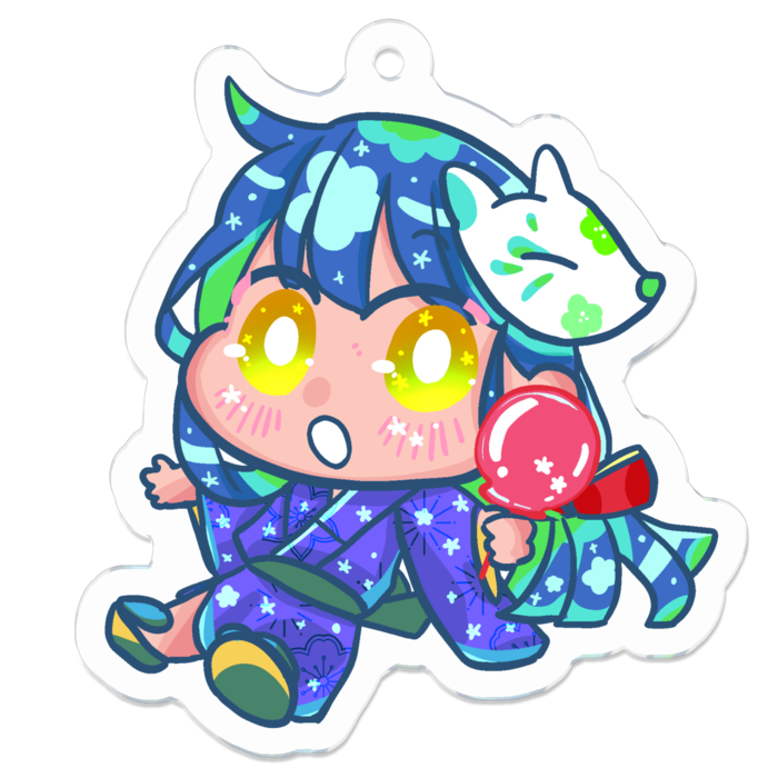 アクリルキーホルダー - 50 x 50 (mm)