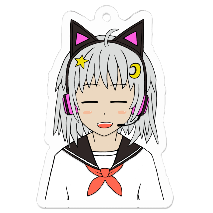 目閉じVer - 50 x 50 (mm)