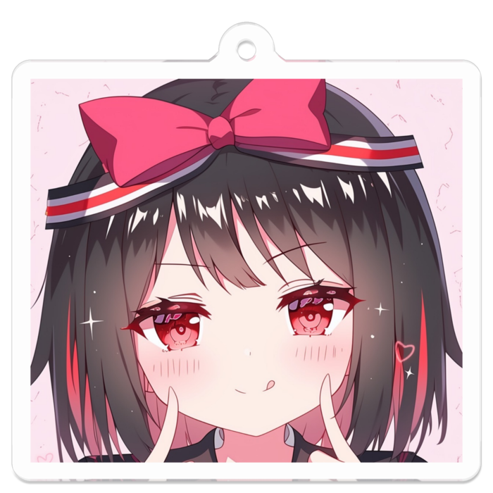 アクリルキーホルダー - 50 x 50 (mm)