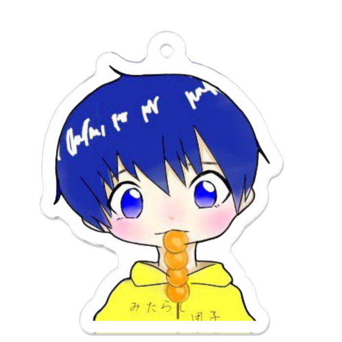 アクリルキーホルダー（コーティング） - 50 x 50 (mm)