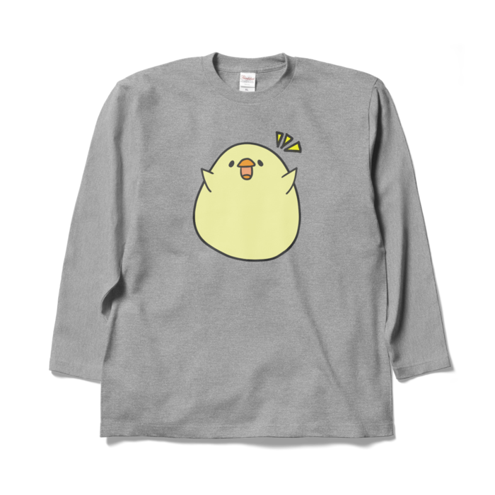 ロングスリーブTシャツ - XL - 杢グレー