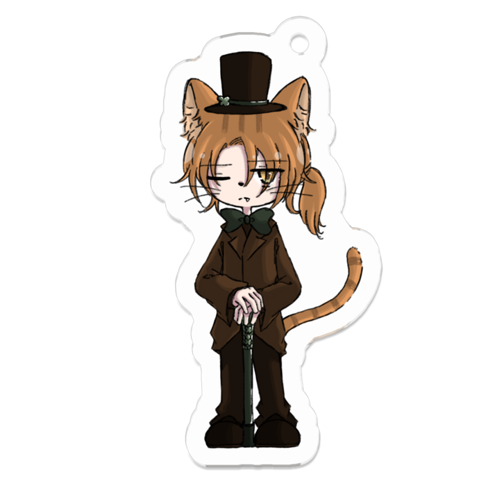 アクリルキーホルダー - 50 x 50 (mm)