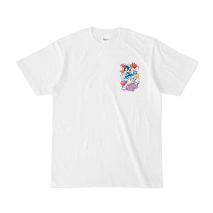 胸に小さく1周年 Tシャツ - S - 白