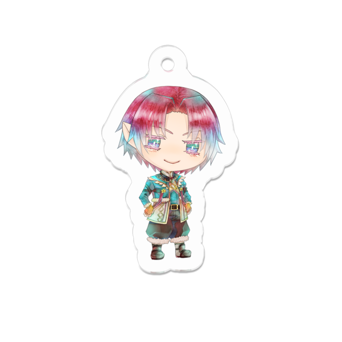 アクリルキーホルダー ダグ- 50 x 50 (mm)