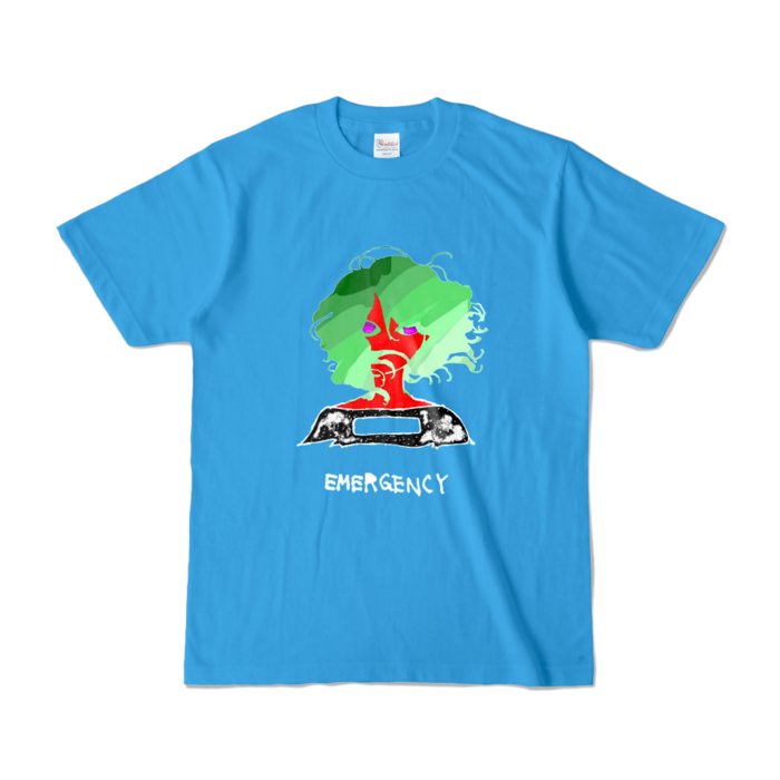 カラーTシャツ - S - ターコイズ (濃色)