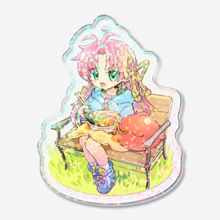ホログラムアクリルキーホルダー - 50 × 50mm