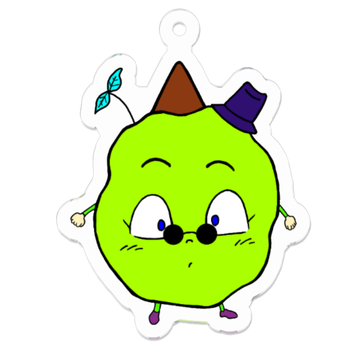 アクリルキーホルダー（コーティング） - 50 x 50 (mm)