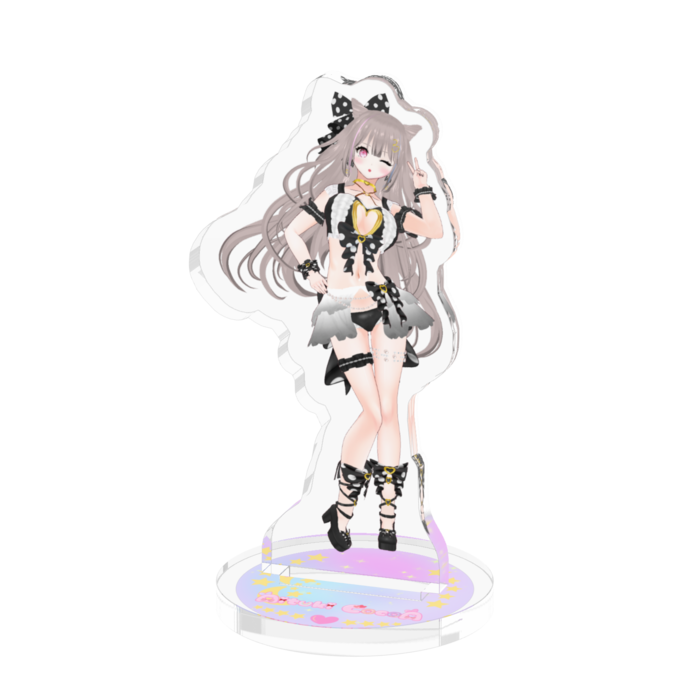 Black ver.アクリルスタンド(Black ver.Acrylic Display Stand.)- 50x50mm
