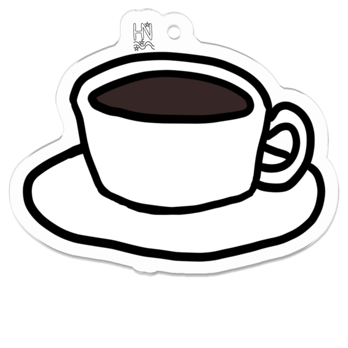 アクリルキーホルダー（コーティング） - 50 x 50 (mm)