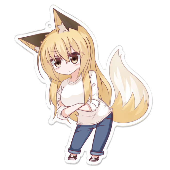 アクリルキーホルダー - 100 x 100 (mm)