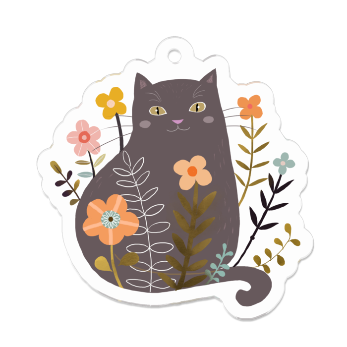 アクリルキーホルダー - 50 x 50 (mm)