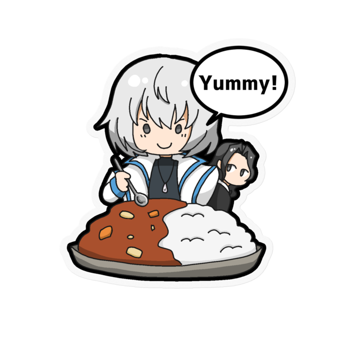 ステッカー - 100 x 100 (mm)